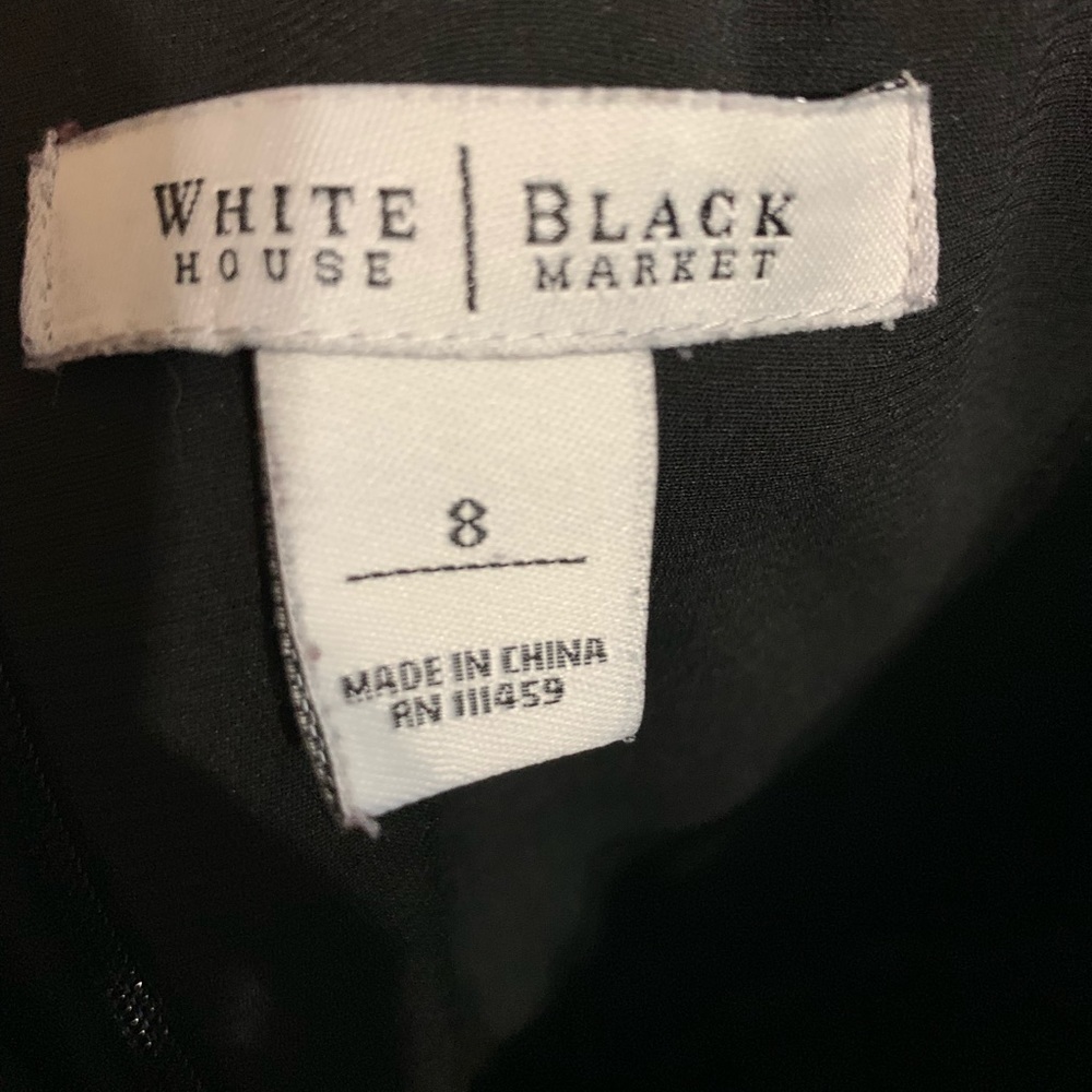 White House black market size 8 black dress - Picture 3 of 3